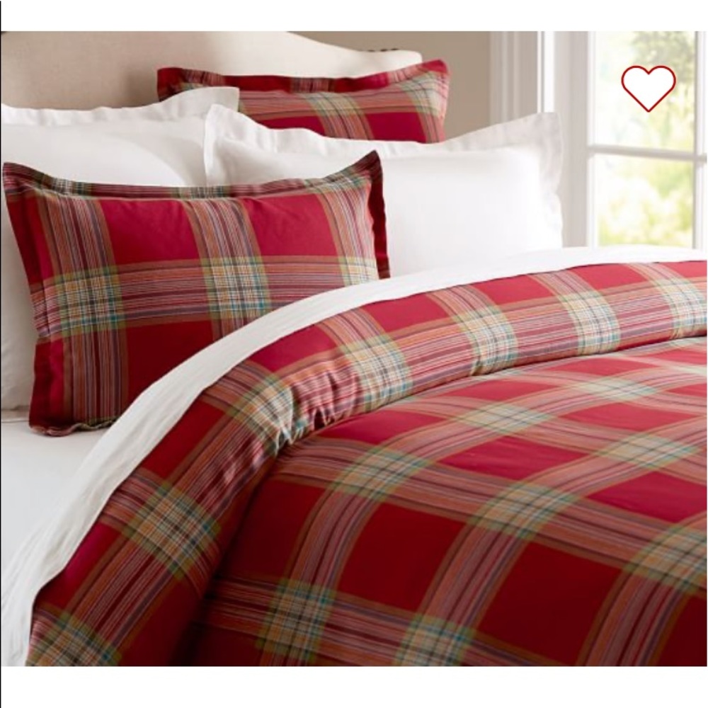 POTTERY BARN BLAKE KING DUVET AND SHAMS SET